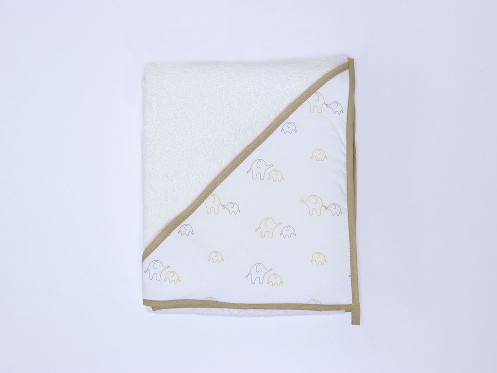 capa baño 100x100 elefante gris/beige