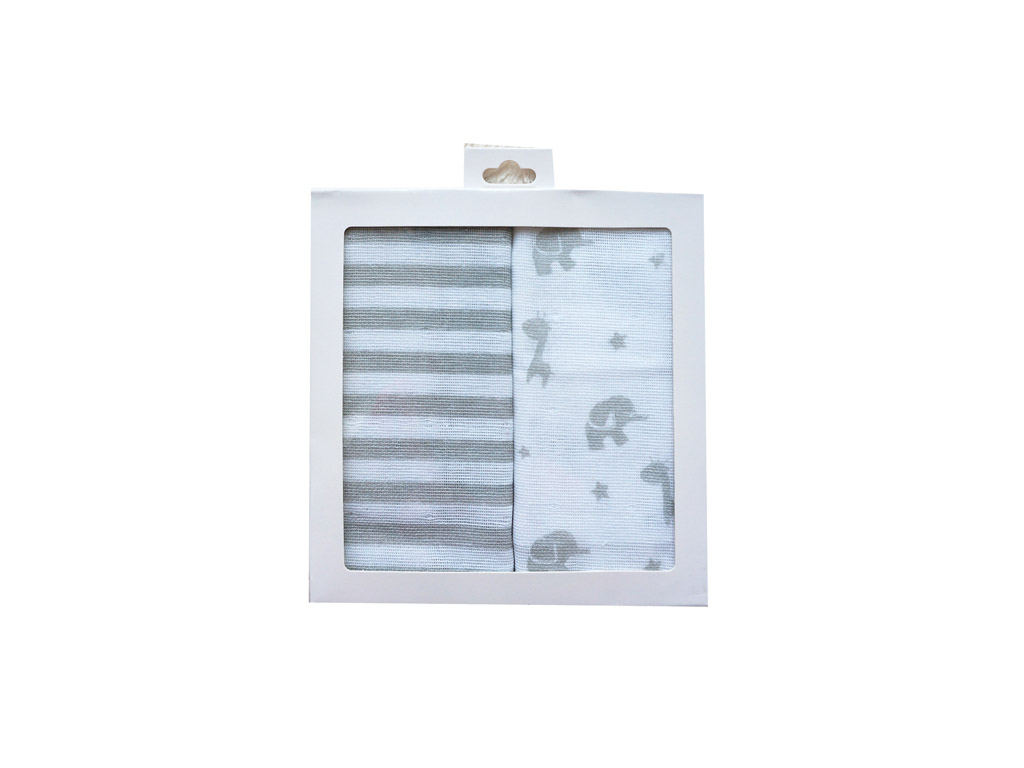 Paño infantil Selva Gris