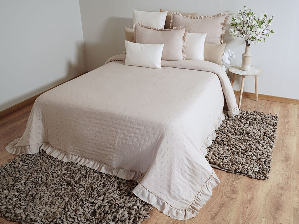 Bouti Napoli Beige 135cm + 2 f. cojin 