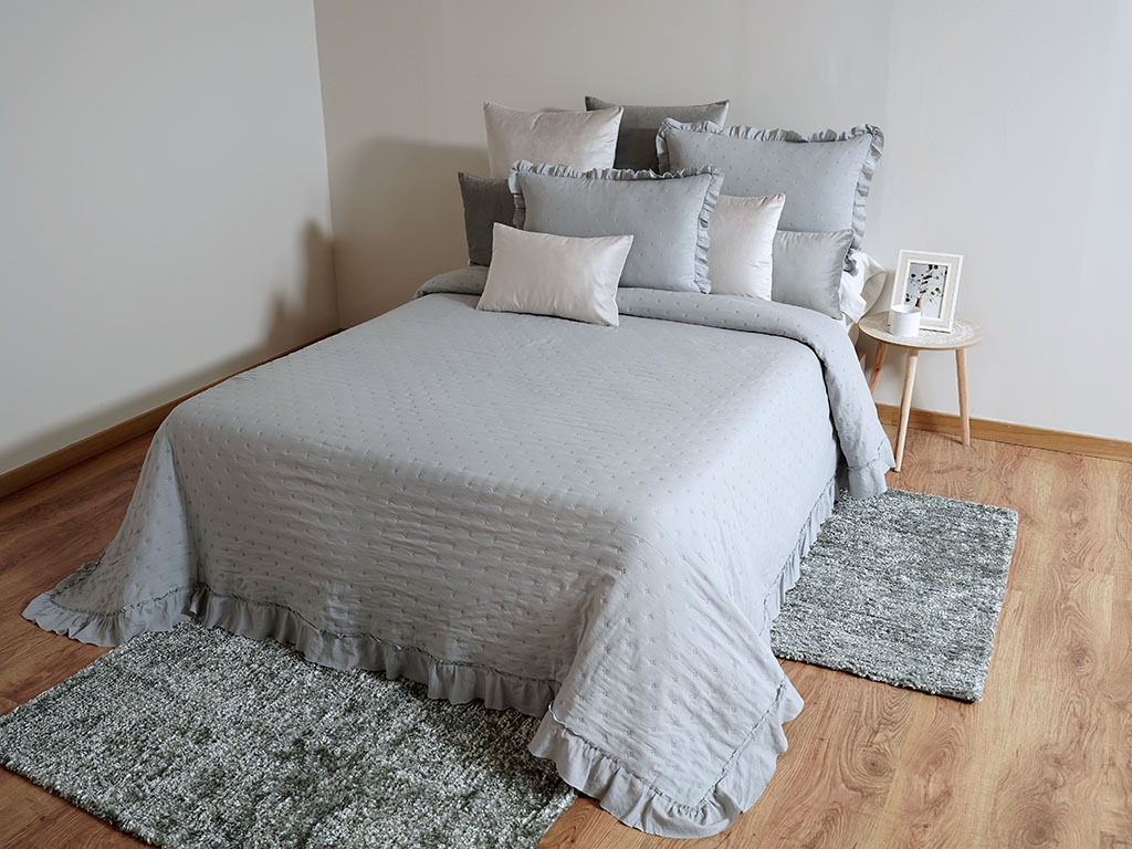 Bouti Napoli Gris 150cm + 2 f. cojin 