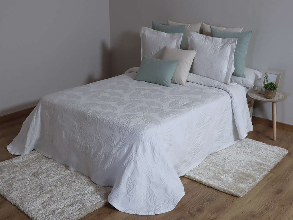 Colcha Alana Blanca 135cm