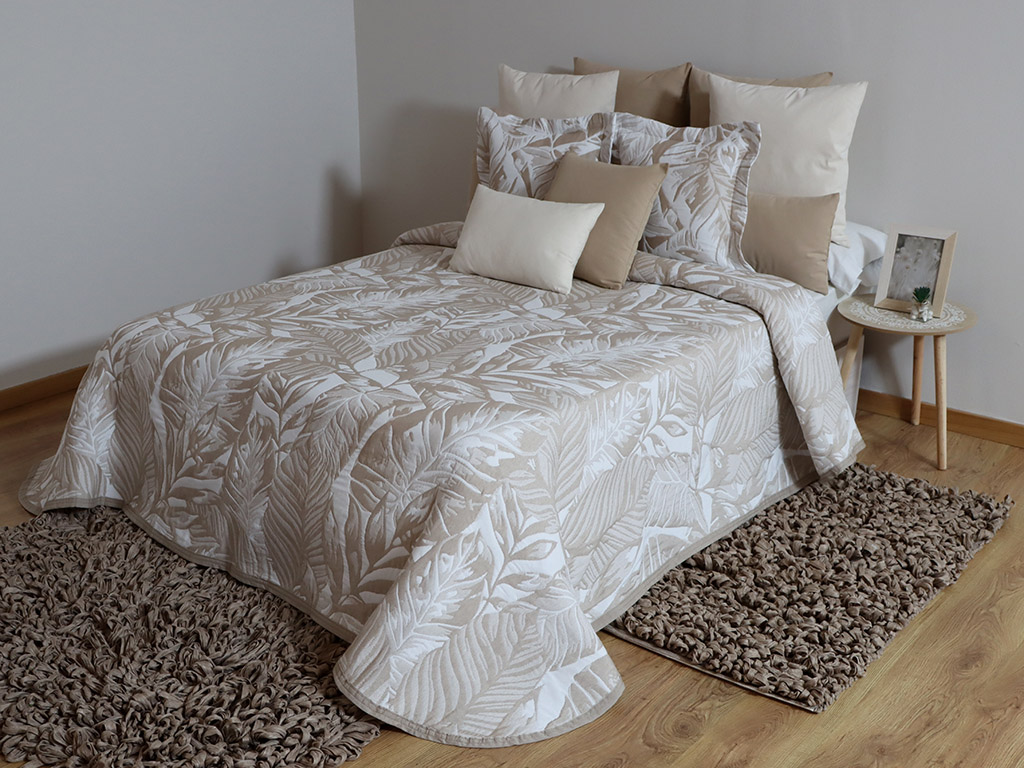 Colcha Elisa Lino cama 150cm
