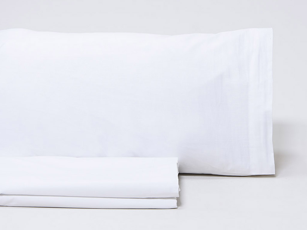 Juego sábanas hosteleria blanco 135cm. 3 piezas