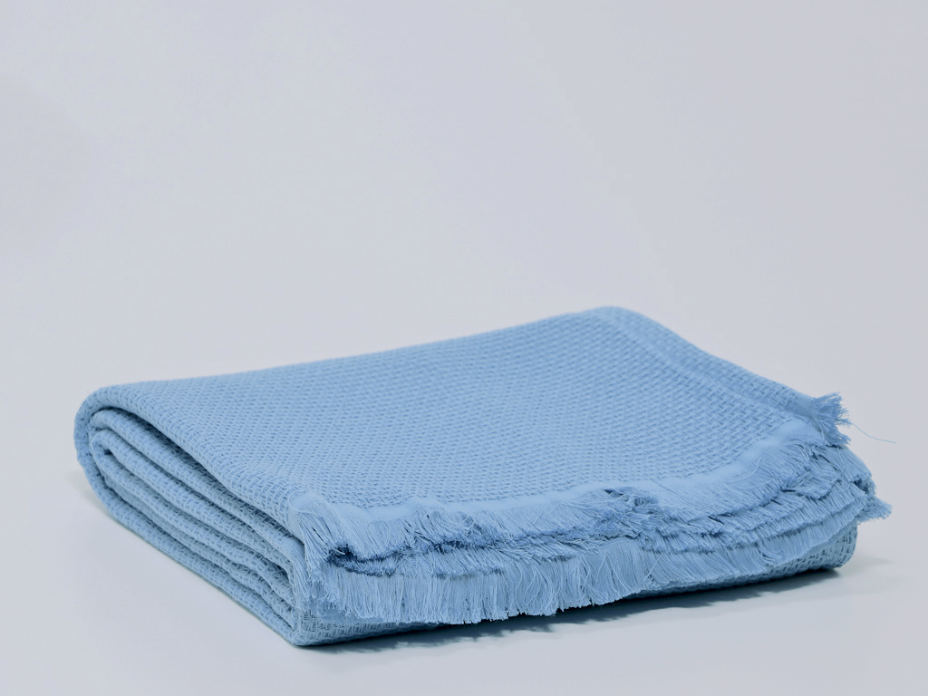 Plaid Favo Azul 140x180