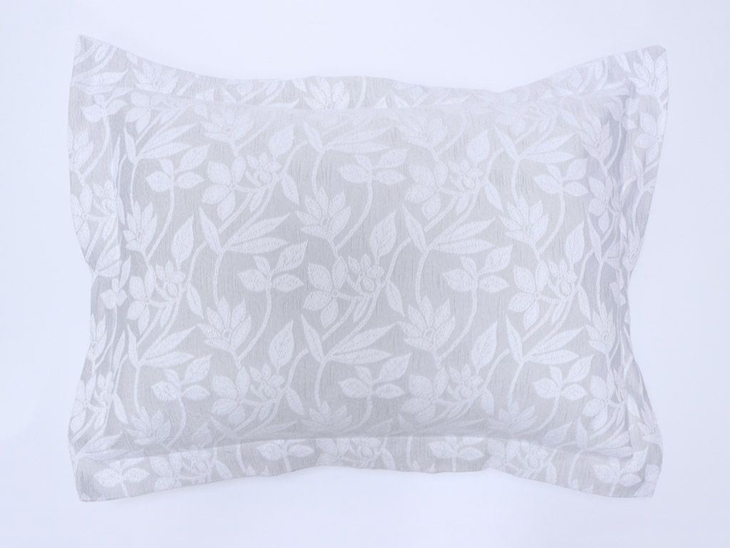 Funda cojín 50x70cm Flora Gris