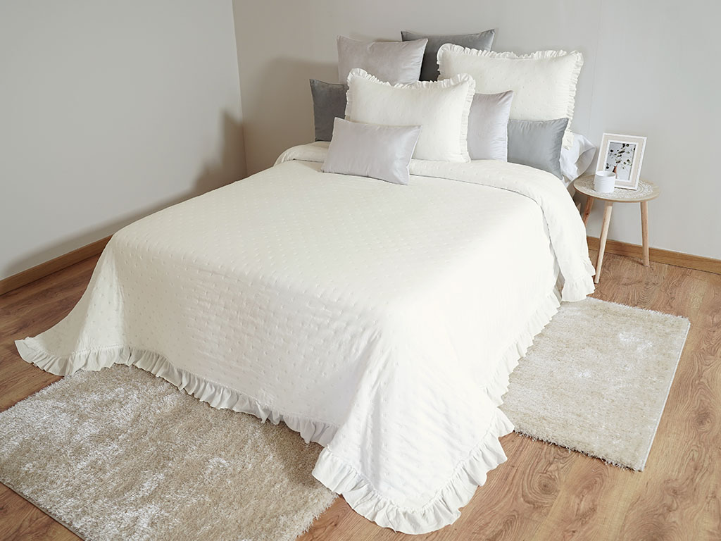 Bouti Napoli Blanco Roto 180cm + 2 f. cojin 