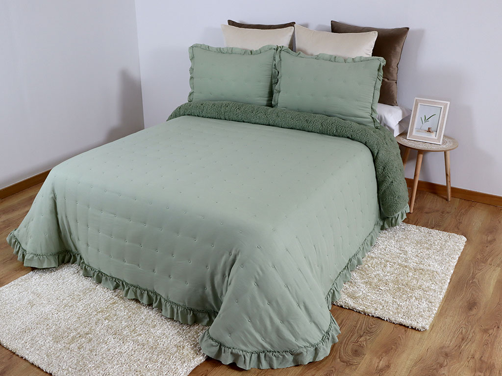 Edredón Venecia Verde 150cm