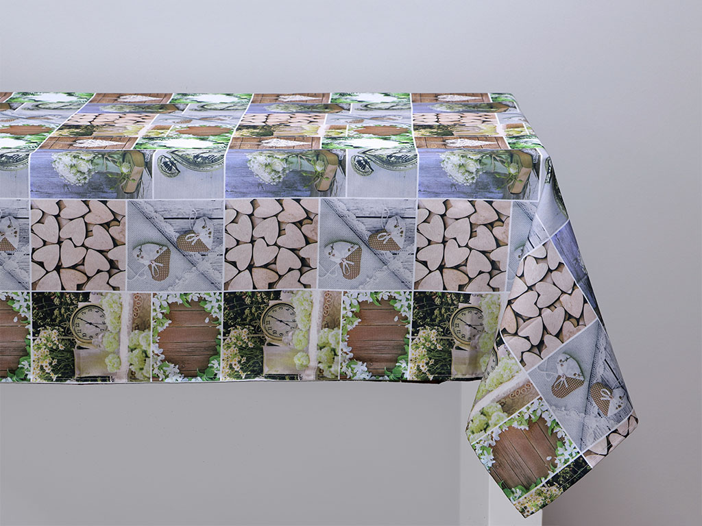 Mantel antimanchas Relogio 150x200 cm