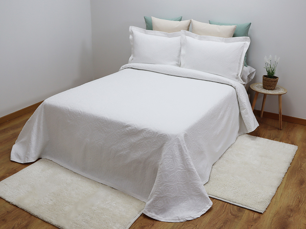 Colcha Paul Blanca 135cm