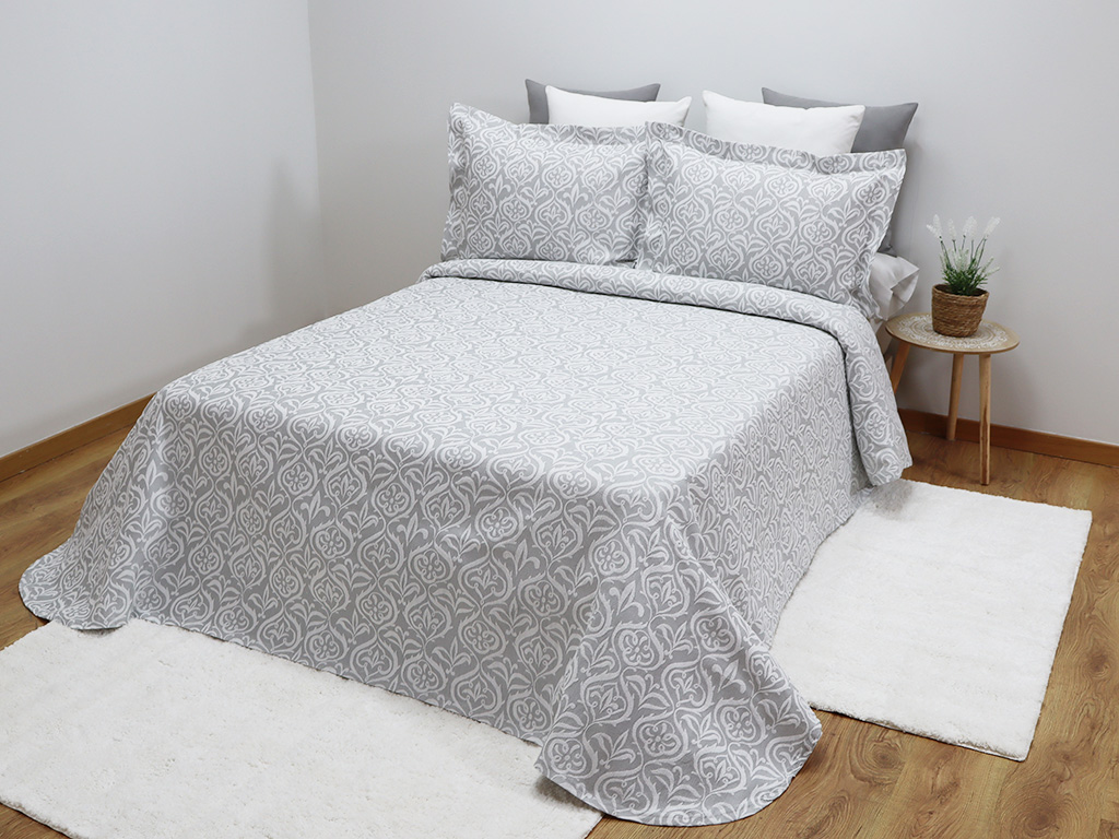 Colcha Paul Gris 135cm