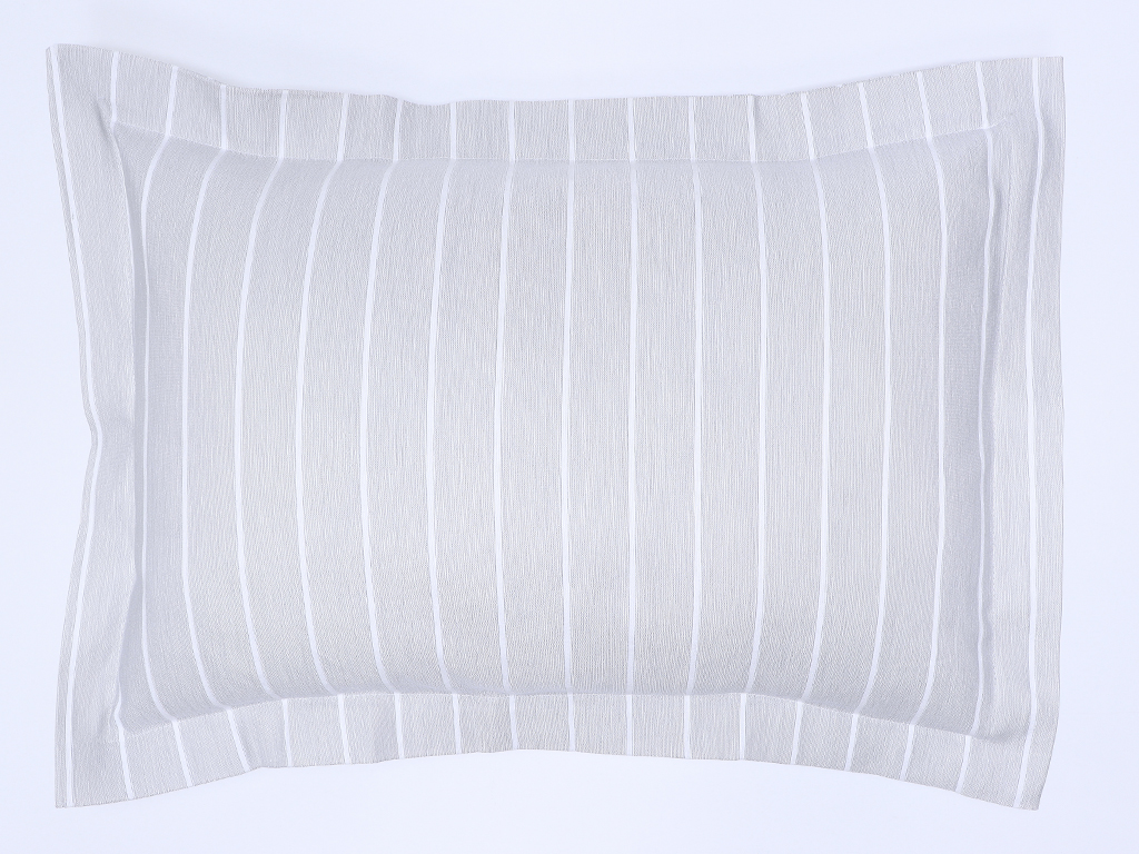 Funda cojín 50x70cm Raya Gris