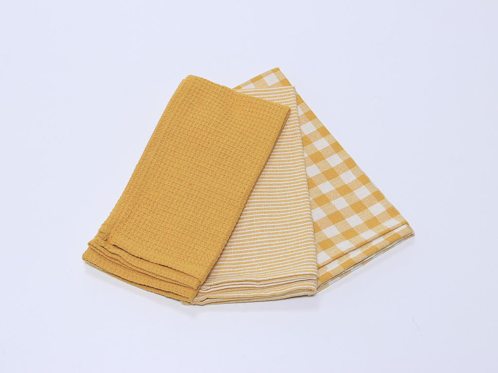 Juego 3 paños Amarillo