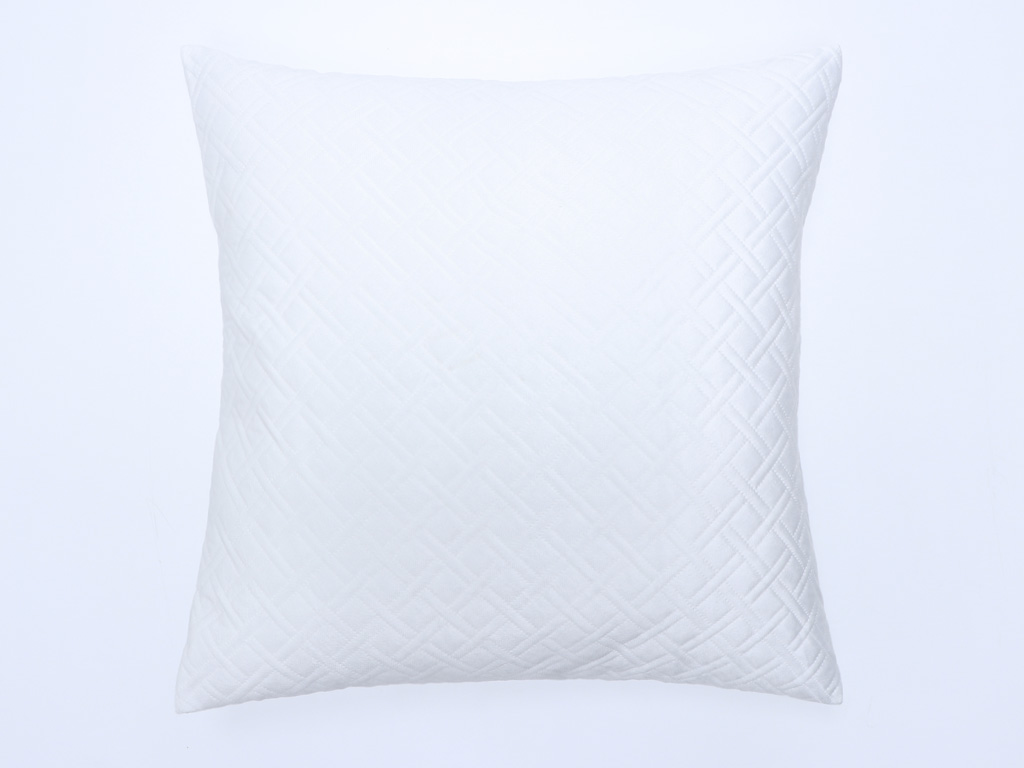 Funda cojín 50x50cm Terciopelo Blanca