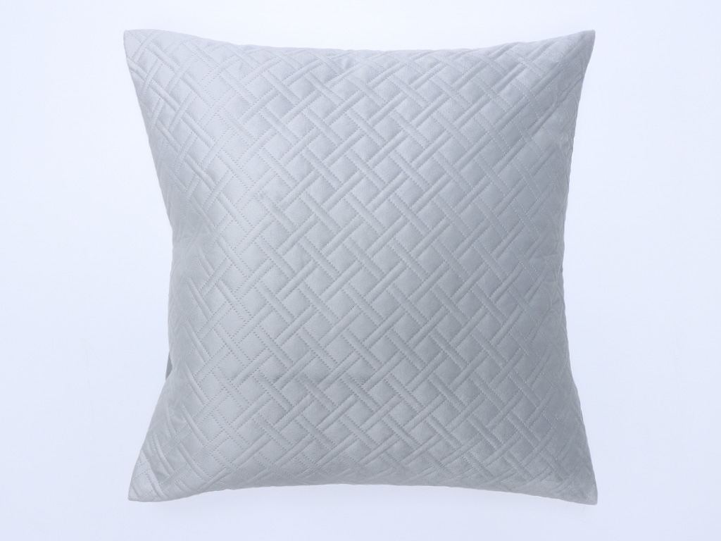 Funda cojín 50x50cm Terciopelo Gris