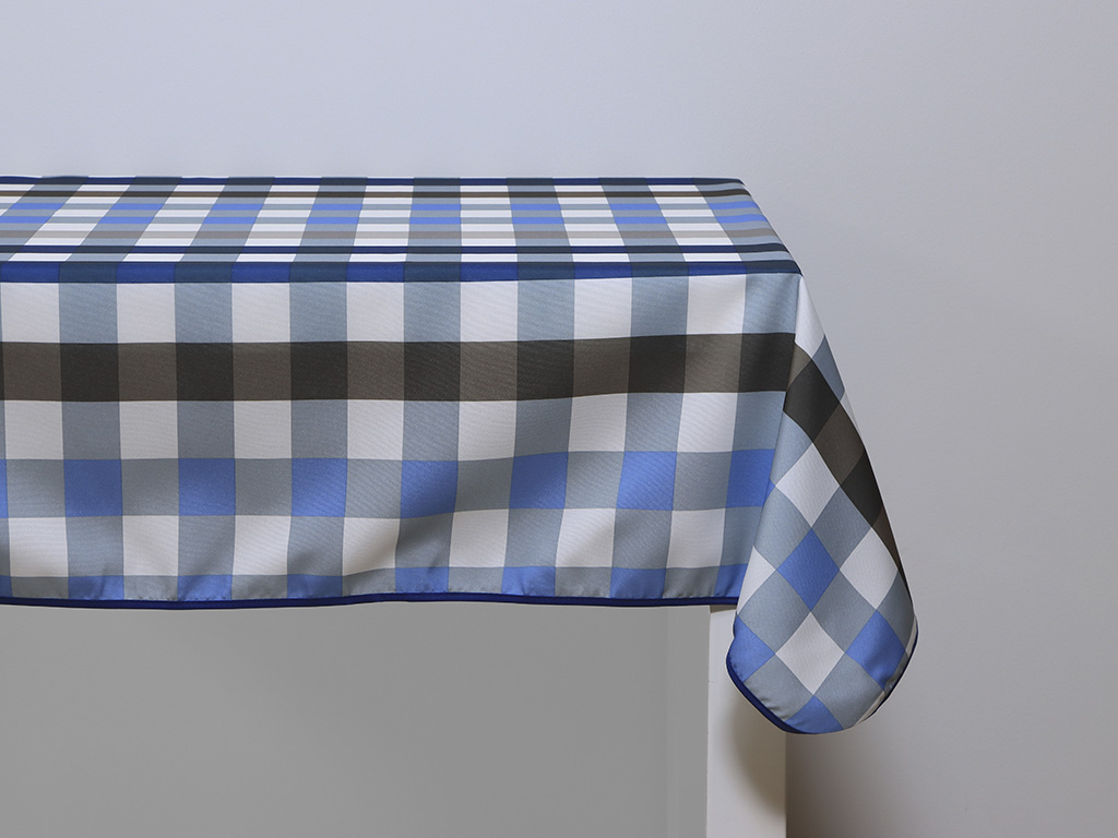 Mantel antimanchas Cuadros Marino 140x140cm