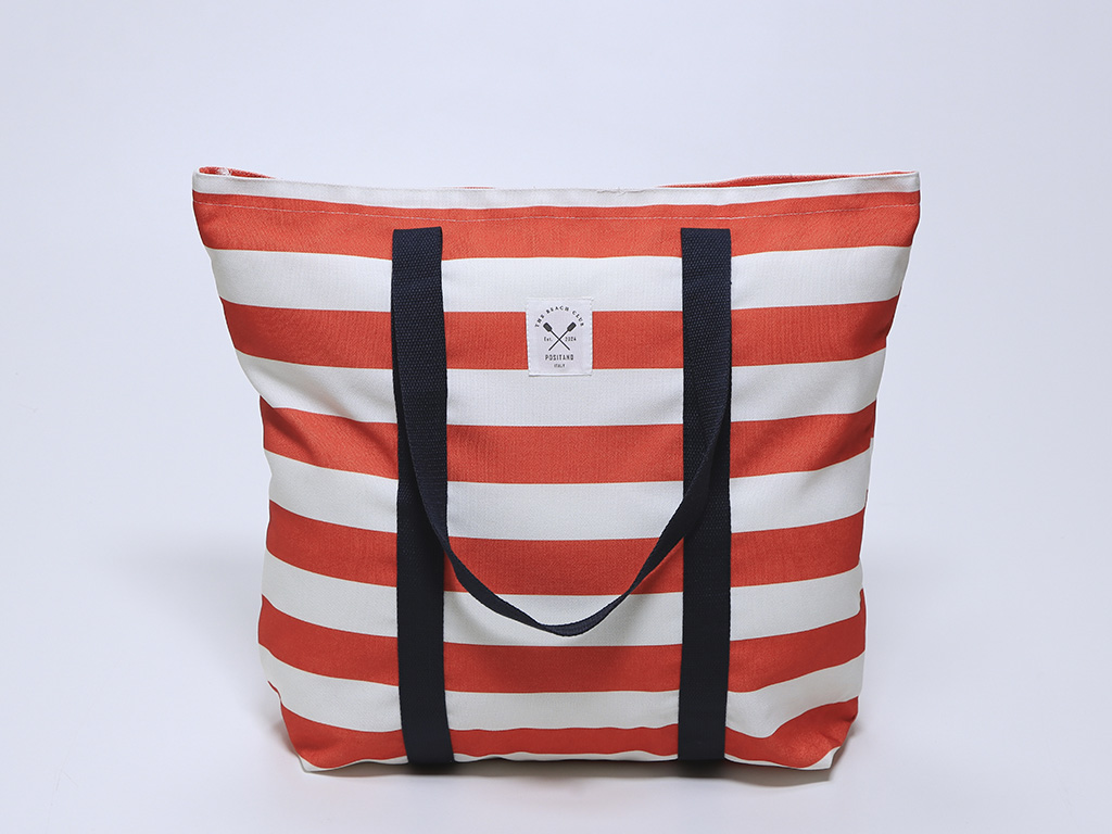 Bolso Bora Rayas rojas