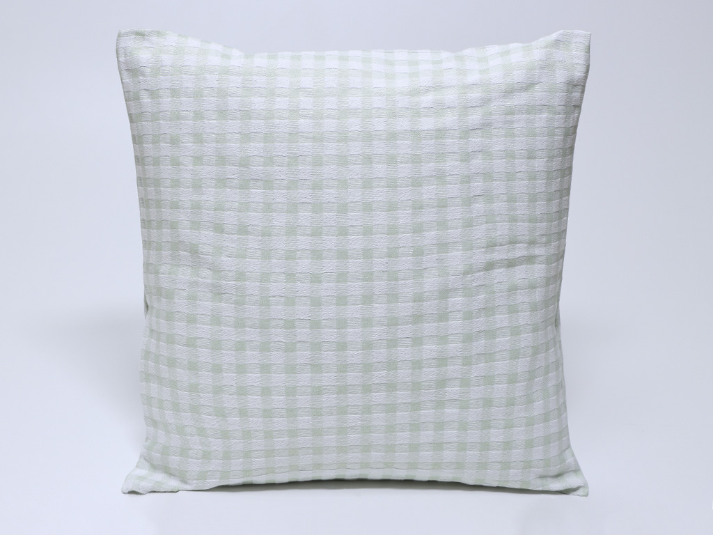 Funda cojín Vichy Verde 50x50cm