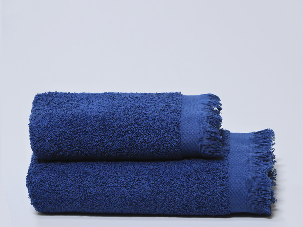 Toalla Fleco Azul