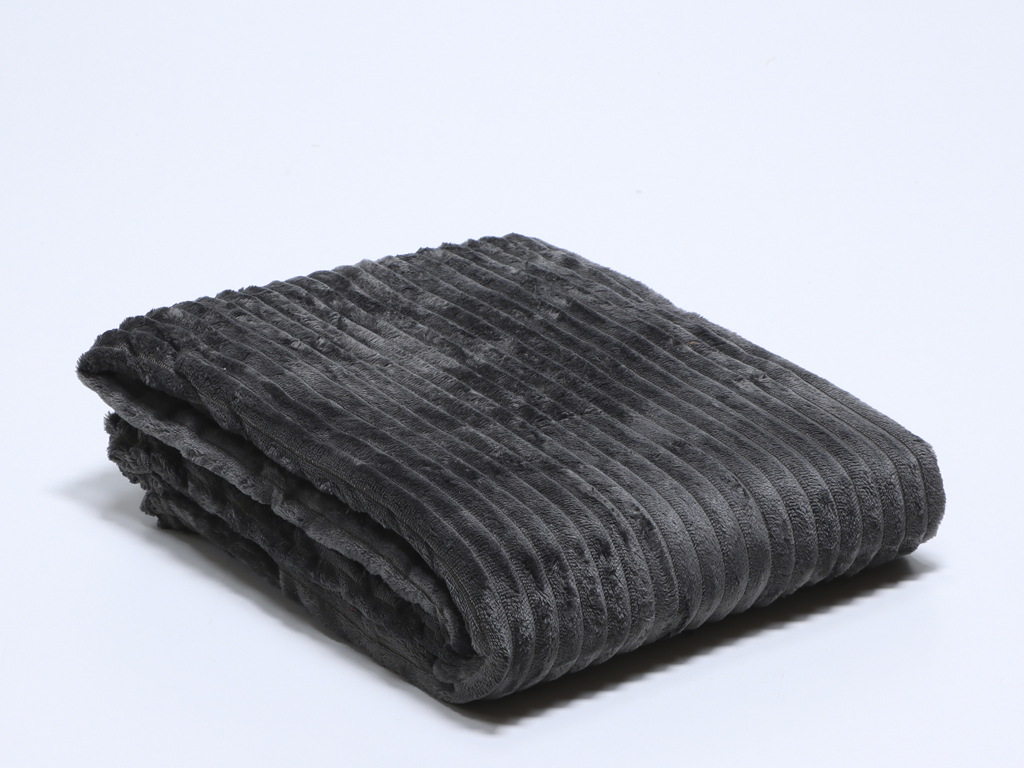 Plaid Relieve 130x160cm Gris