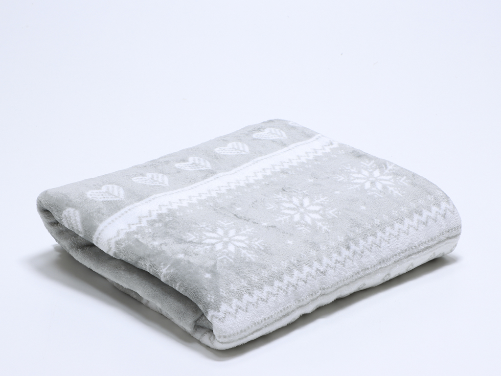 Plaid Diseño Gris 150x200cm