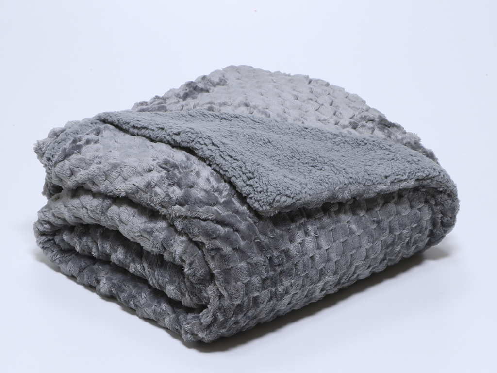 Manta Perla Gris 130x160