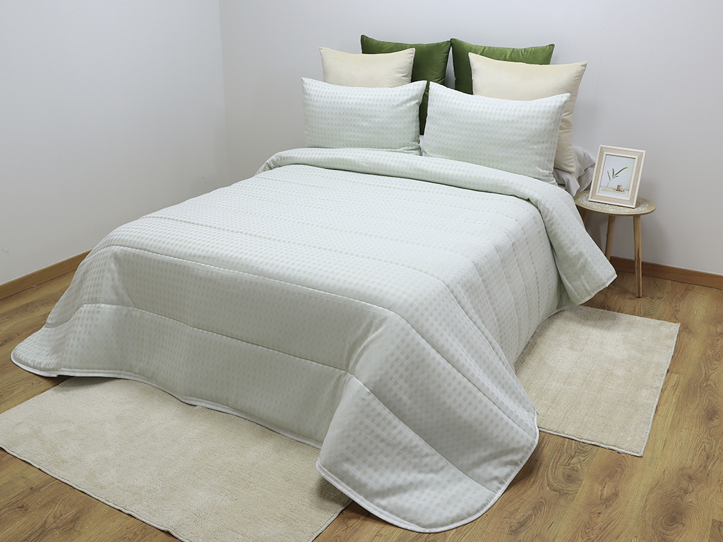 Edredón Vichy Verde 135cm