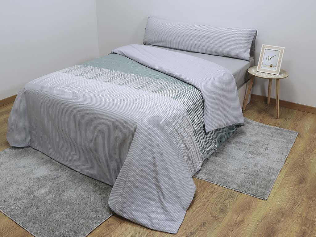 Funda nórdica Ian Gris 150cm