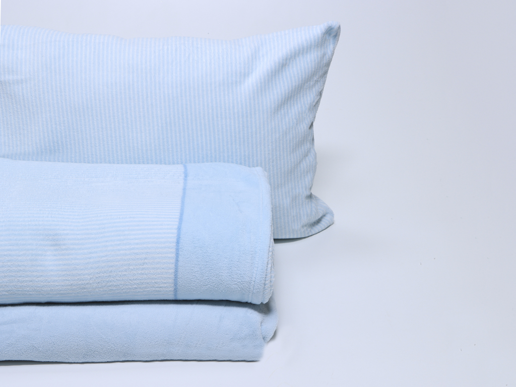 Juego coralina Lineas Azul 135cm