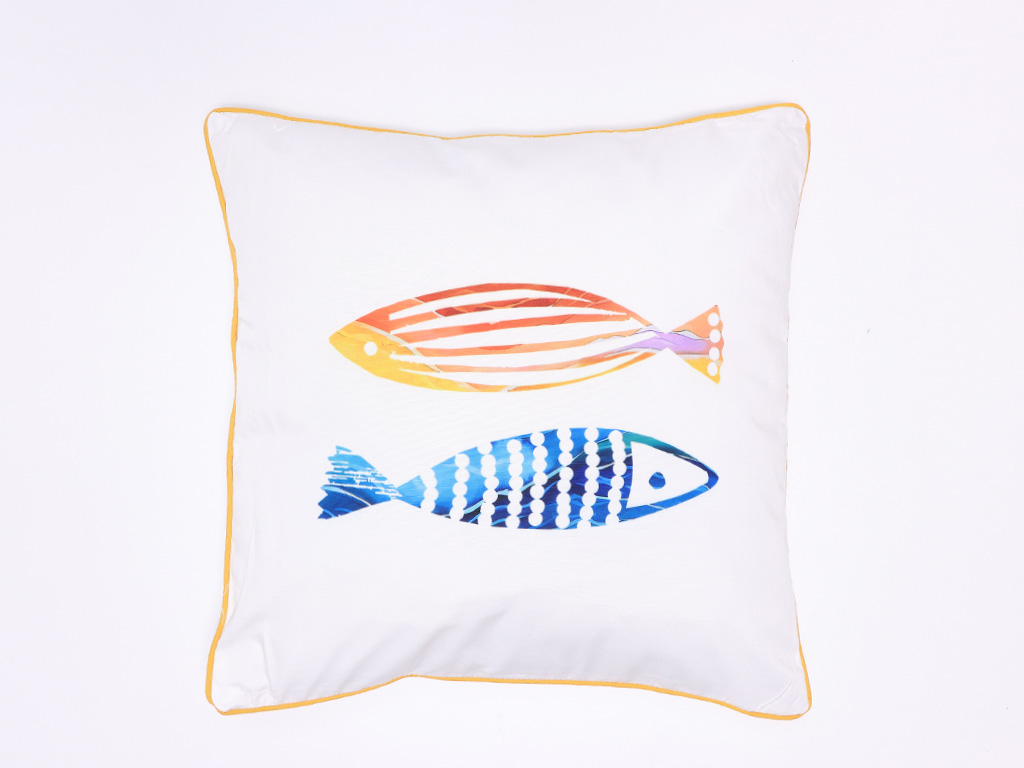 Cojín Peces 45x45 Diseño A