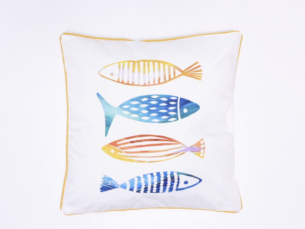 Cojín Peces 45x45 Diseño C