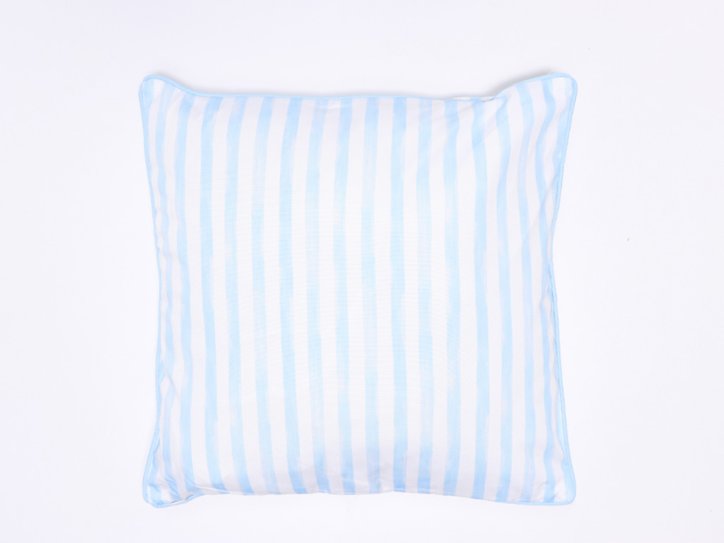 Cojín Rayas Azules 45x45