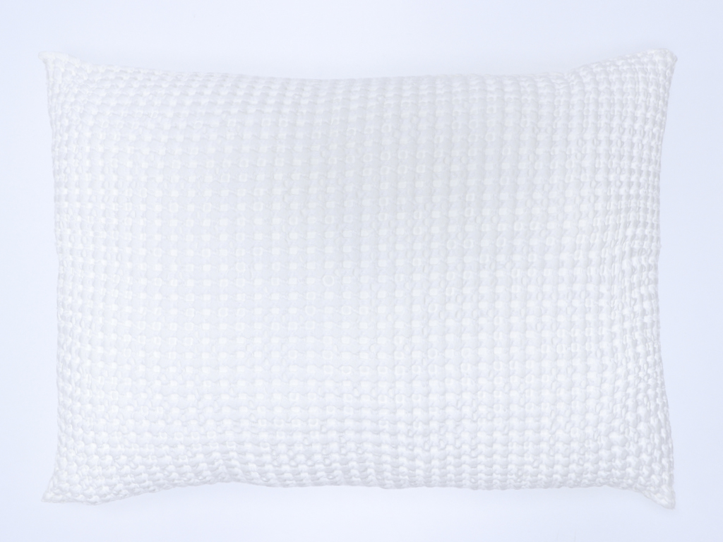 Funda cojín Waffle Blanco 50x70cm