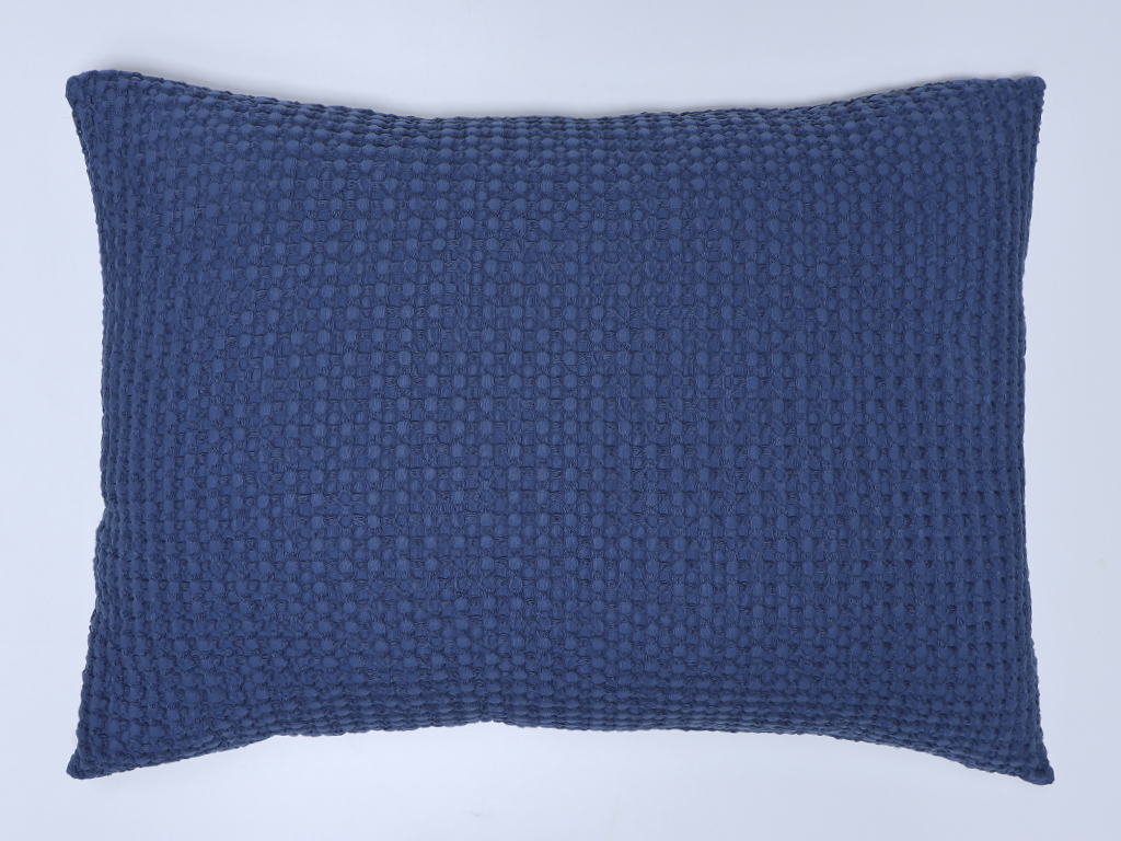 Funda cojín Waffle Marino 50x70cm