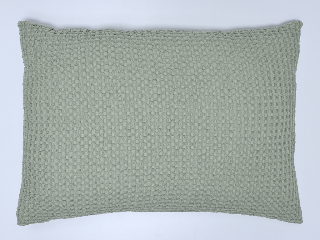 Funda cojín Waffle Oliva 50x70cm
