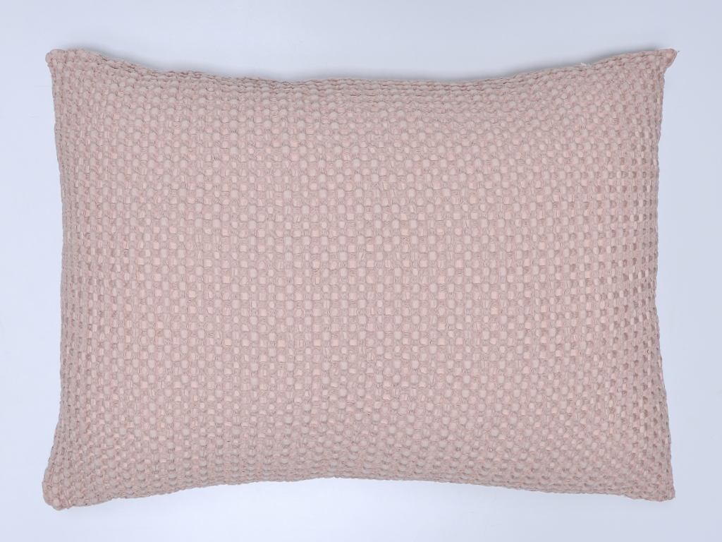 Funda cojín Waffle Rosa 50x70cm