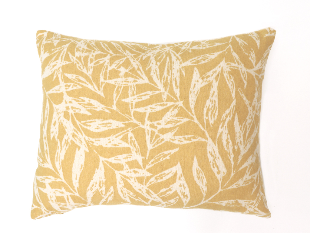 Funda cojín Ocre Hojas Otoño 50x70cm