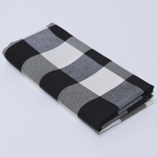 Paño cocina vichy negro