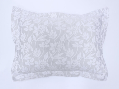 Funda cojín 50x70cm Flora Gris