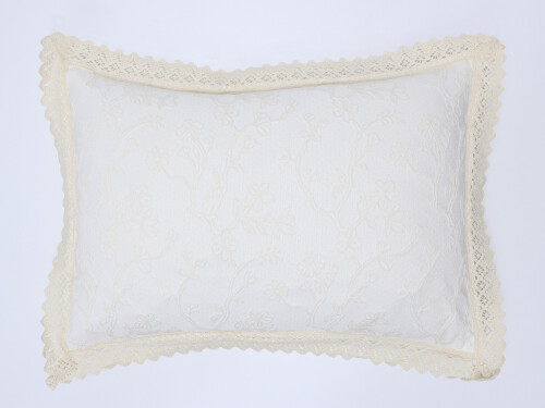 Funda cojín 50x70cm Paula Crudo Puntilla