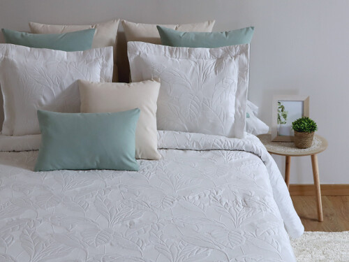 Colcha Alana Blanca 180cm
