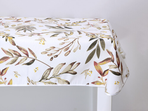 Mantel antimanchas Cynthia Beige 145x240 cm