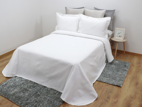 Colcha Favo Blanca 150cm
