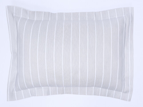 Funda cojín 50x70cm Raya Gris
