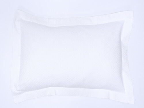Funda cojín 50x70cm Favo Blanca