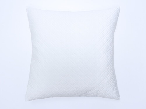 Funda cojín 50x50cm Terciopelo Blanca