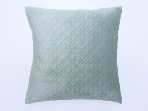 Funda cojín 50x50cm Terciopelo Agua
