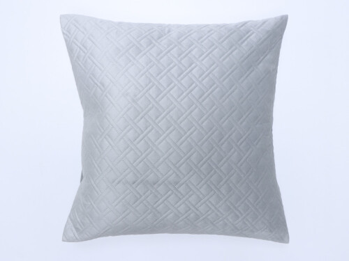 Funda cojín 50x50cm Terciopelo Gris