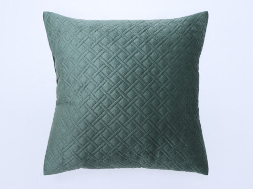 Funda cojín 50x50cm Terciopelo Verde