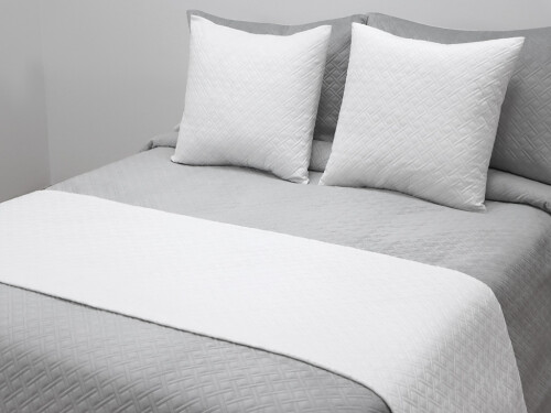 Pie de cama Terciopelo Blanco