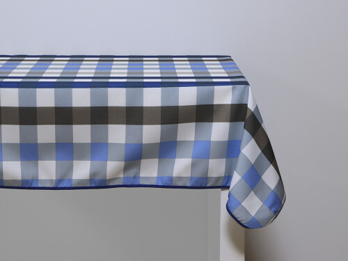 Mantel antimanchas Cuadros Marino 140x320cm